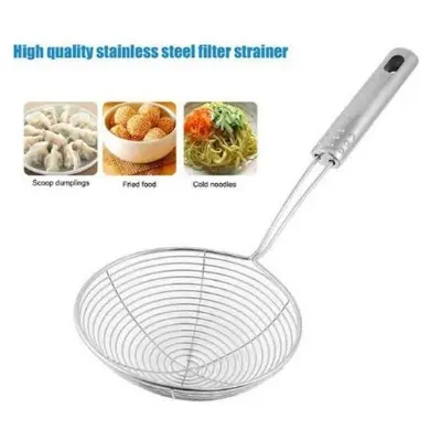 Picture of Steel mesh spoon Deep Frying  - stainless steel - Silver