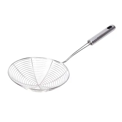 Picture of Steel mesh spoon Deep Frying  - stainless steel - Silver