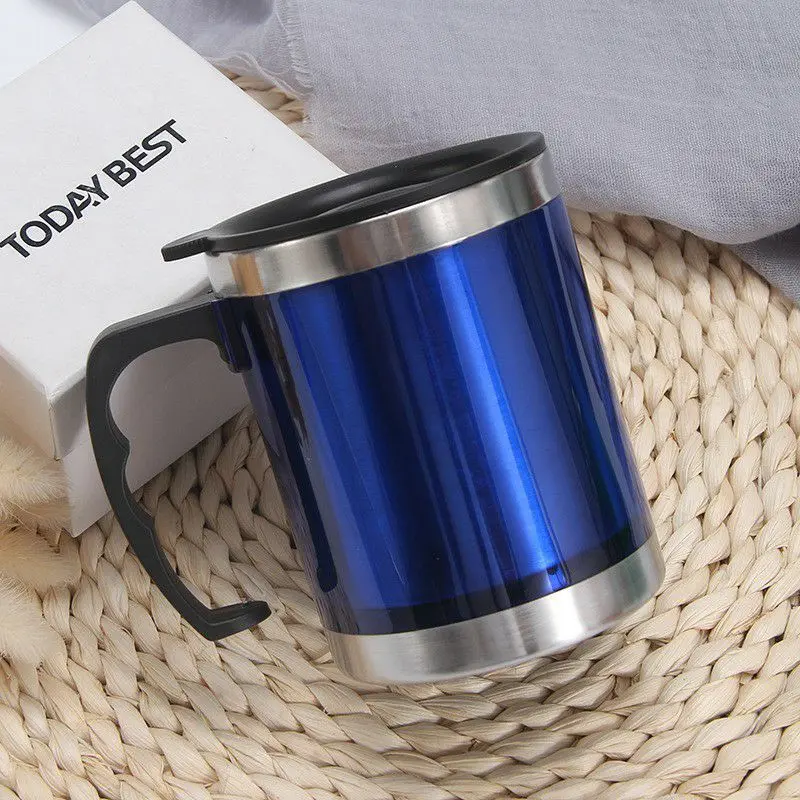 Picture of Stainless Steel Thermal Insulated Non Spill Traveling Mug 450 ml - Multicolor