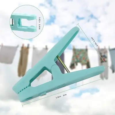 Picture of 50 PCS Clothespins Plastic Colorful Small Clips - Multicolor