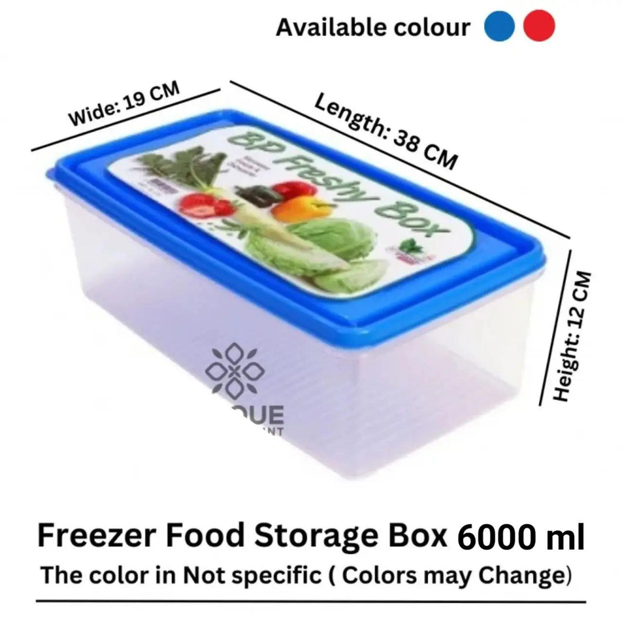 Picture of Big Size Freezer Food Storage Box, Bread Box, Microwave Safe Container 6000 ml BPA Free, Air Tight Box Bp