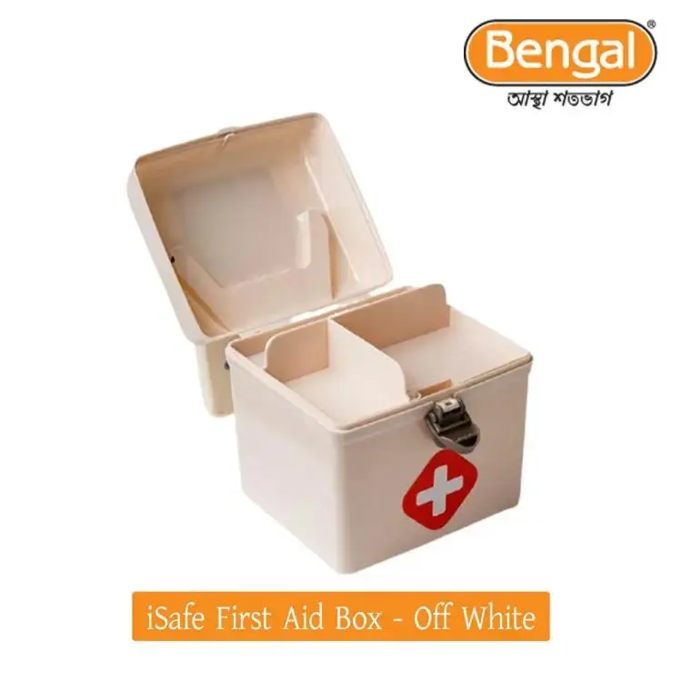 Picture of Bengal iSafe First Aid Box - Off White - Grey