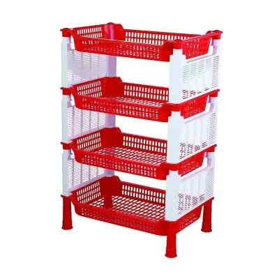 Picture of RFL Popular Rack 4 Step Two Color Red and White - Multicolor