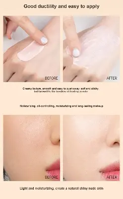Picture of 30ml Light Translucent Foundation Cream Moisturizing Breathable Oil Control Non-greasy Makeup Concealer Women's Cosmetics