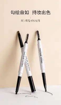 Picture of Eyebrow Pencil With Brush Waterproof Long-lasting Natural Professional Fine Sketch Liquid Eye Brow Pencil Tattoo Liquid