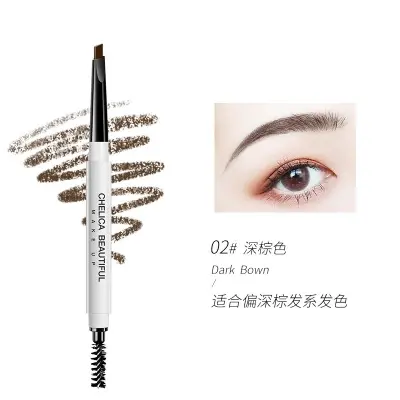 Picture of Eyebrow Pencil With Brush Waterproof Long-lasting Natural Professional Fine Sketch Liquid Eye Brow Pencil Tattoo Liquid