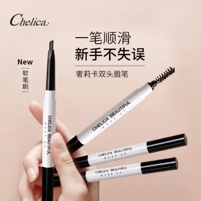 Picture of Eyebrow Pencil With Brush Waterproof Long-lasting Natural Professional Fine Sketch Liquid Eye Brow Pencil Tattoo Liquid