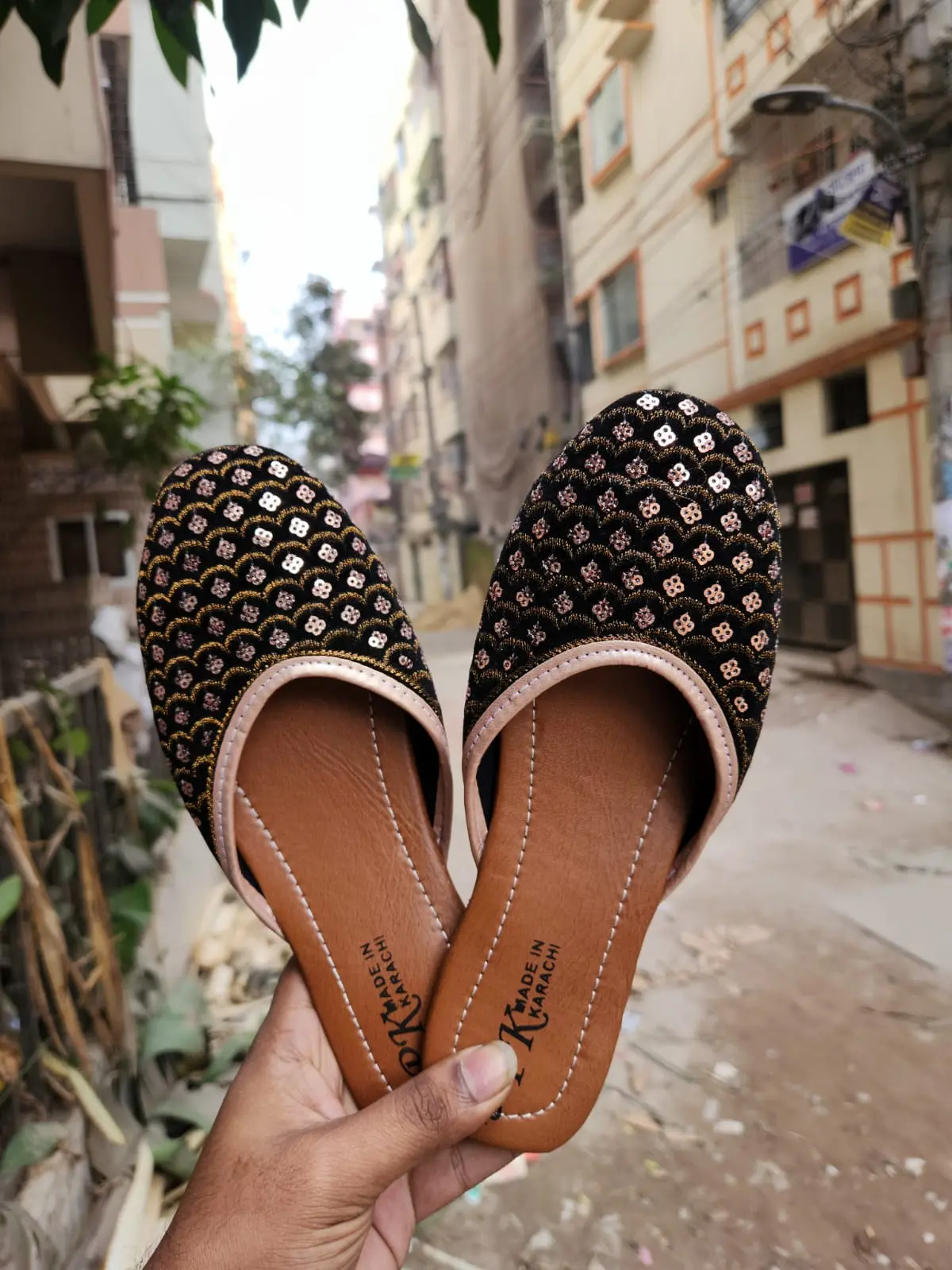 Picture of Girls exclusive Eid collection stylish nagra shoes