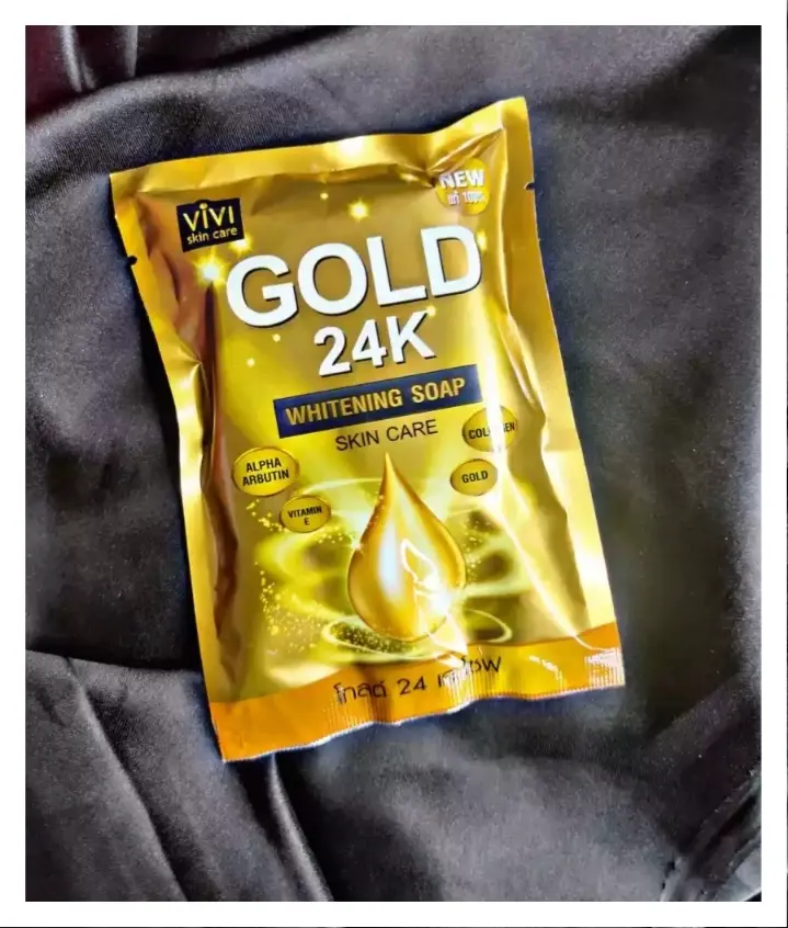 Picture of Vivi Skin Care Gold 24k Whitening Soap - 80gm