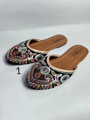 Picture of Girls exclusive Eid collection nagra shoes For Woman Stylies Nagra,Slim Choti.Ladies Sandal.