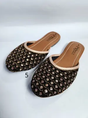 Picture of Girls exclusive Eid collection nagra shoes For Woman Stylies Nagra,Slim Choti.Ladies Sandal.