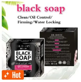 Picture of DR.DAVEY Black Charcoal Soap Cleaning Soap 100g