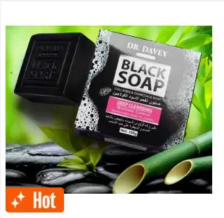 Picture of DR.DAVEY Black Charcoal Soap Cleaning Soap 100g