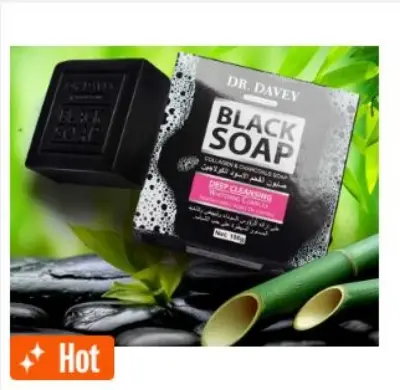 Picture of DR.DAVEY Black Charcoal Soap Cleaning Soap 100g