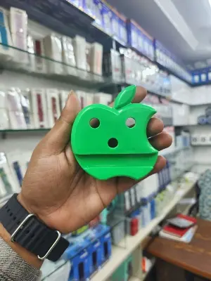 Picture of Plastic Multicolor Apple Shape Mobile Holder With Pen Holder, Mount Type