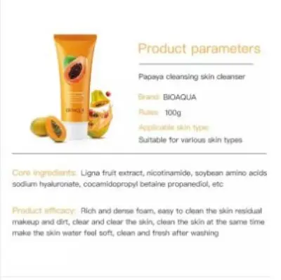 Picture of Papaya Moisturizing Face Wash -100G