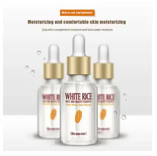 Picture of ROREC White Rice Serum Reduces Wrinkles and Lighten Dark Spots Pore Minimizer Anti- Aging Face Moisturizer Skin Lightening - 15ml