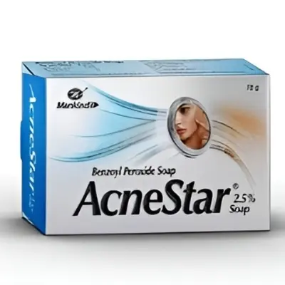 Picture of Mankind Benzoyl Peroxide Soap AcneStar 2.5% Soap (india)