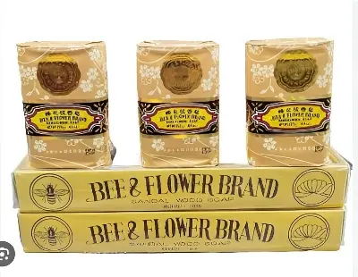 Picture of Bee & Flower Soap Bar Sandalwood Soap Moisturizing Bath Bar Soap Nourishes Your Skin 4.4 oz(Pack of 4)