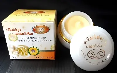 Picture of KIM WHITENING PEARL & SNOWLOTUS CREAM 20G