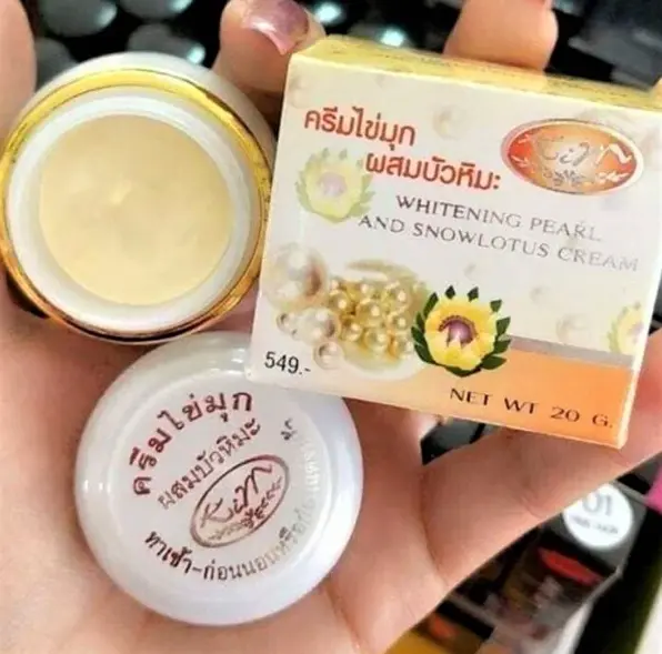 Picture of KIM WHITENING PEARL & SNOWLOTUS CREAM 20G