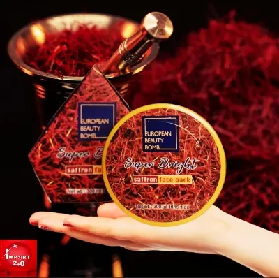 Picture of Super bright Saffron Face