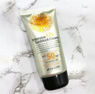 Picture of 3W Clinic Intensive UV Sunblock Cream SPF 50+PA+++