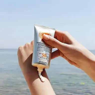 Picture of 3W Clinic Intensive UV Sunblock Cream SPF 50+PA+++
