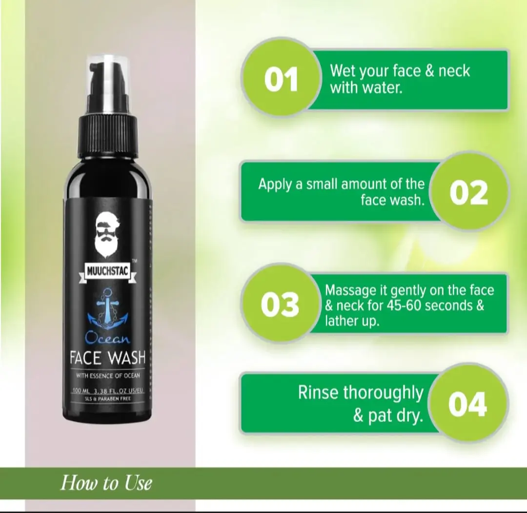 Picture of Muuchsta.c Men’s Ocean Face Wash-100 ml