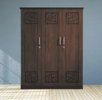 Picture of Furniture Express Laminated Board Chevron 3 Door Cupboard,3 Door Almira 72/48