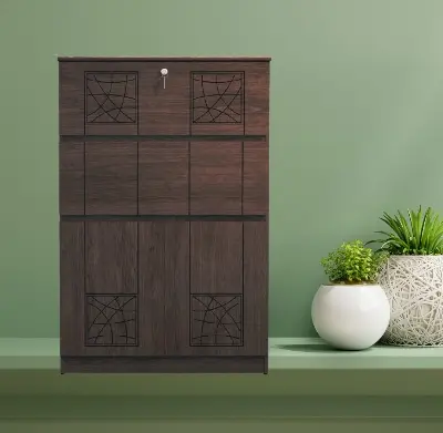 Picture of Furniture Express Antique Dresser for Bedroom Chest of Drawers with Top Tall Storage Cabinet Nightstand for Living Room 60/42