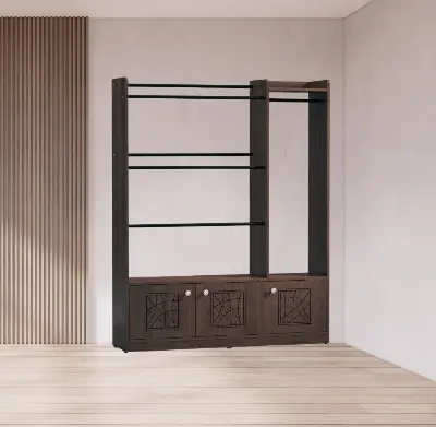 Picture of Furniture Express Antique Design Engineered Wood Alna with Storage Cabinet 54/48