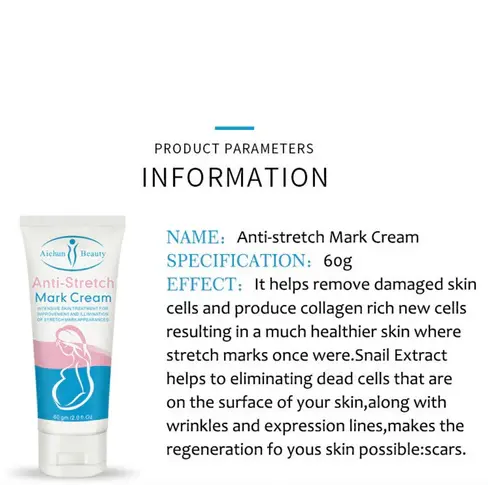 Picture of Aichun Beauty Anti Stretch Mark Cream Intensive Skin Treatment for Improvement & Elimination 60g