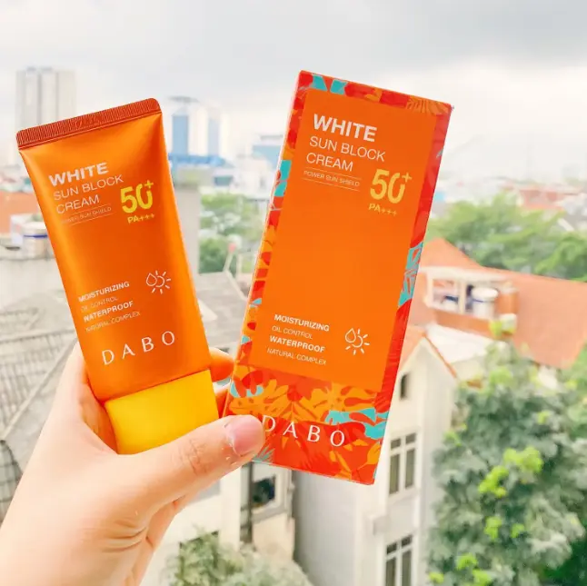 Picture of DABO White Sunblock Cream Power Sun Shield Spf 50 PA+++