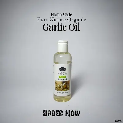 Picture of Pure Nature Organic Garlic Oil For Hair Home Made100ml