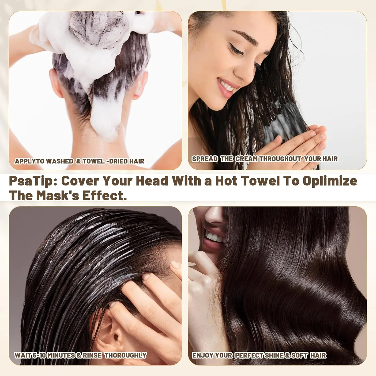 Picture of Karseell Collagen Hair Treatment Mask - Deep Repair Conditioning Argan Oil Collagen Hair Mask Essence For Dry & Damaged Hair