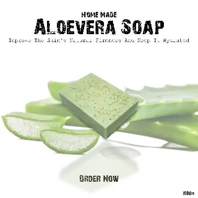 Picture of Homemade Aloe Vera Soap  100g