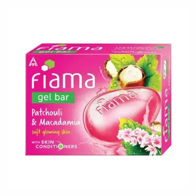 Picture of Fiama Soft Glowing Skin Gel Bar with Patchouli & Macadamia 125 gm