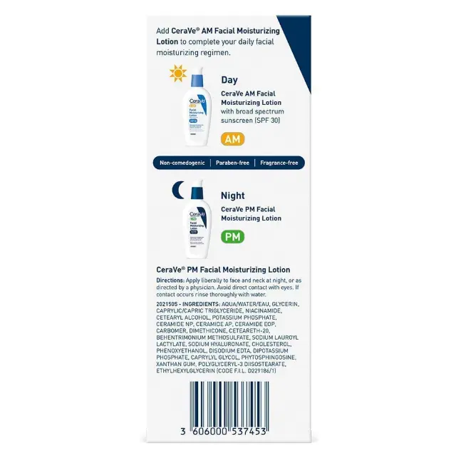 Picture of CeraVe PM Facial Moisturizing Lotion 89ml