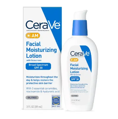 Picture of CeraVe AM Facial Moisturizing Lotion with Sunscreen 89ml
