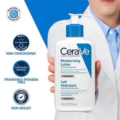 Picture of CeraVe Moisturizing Lotion For Dry To Very Dry Skin 236ml