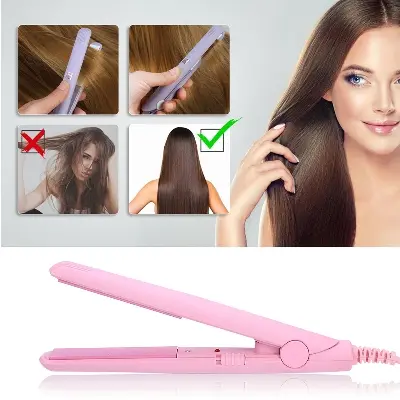 Picture of Portable Mini Hair Straightener for Women, Suitable for Women Short Hair and Beard (Multicolor)