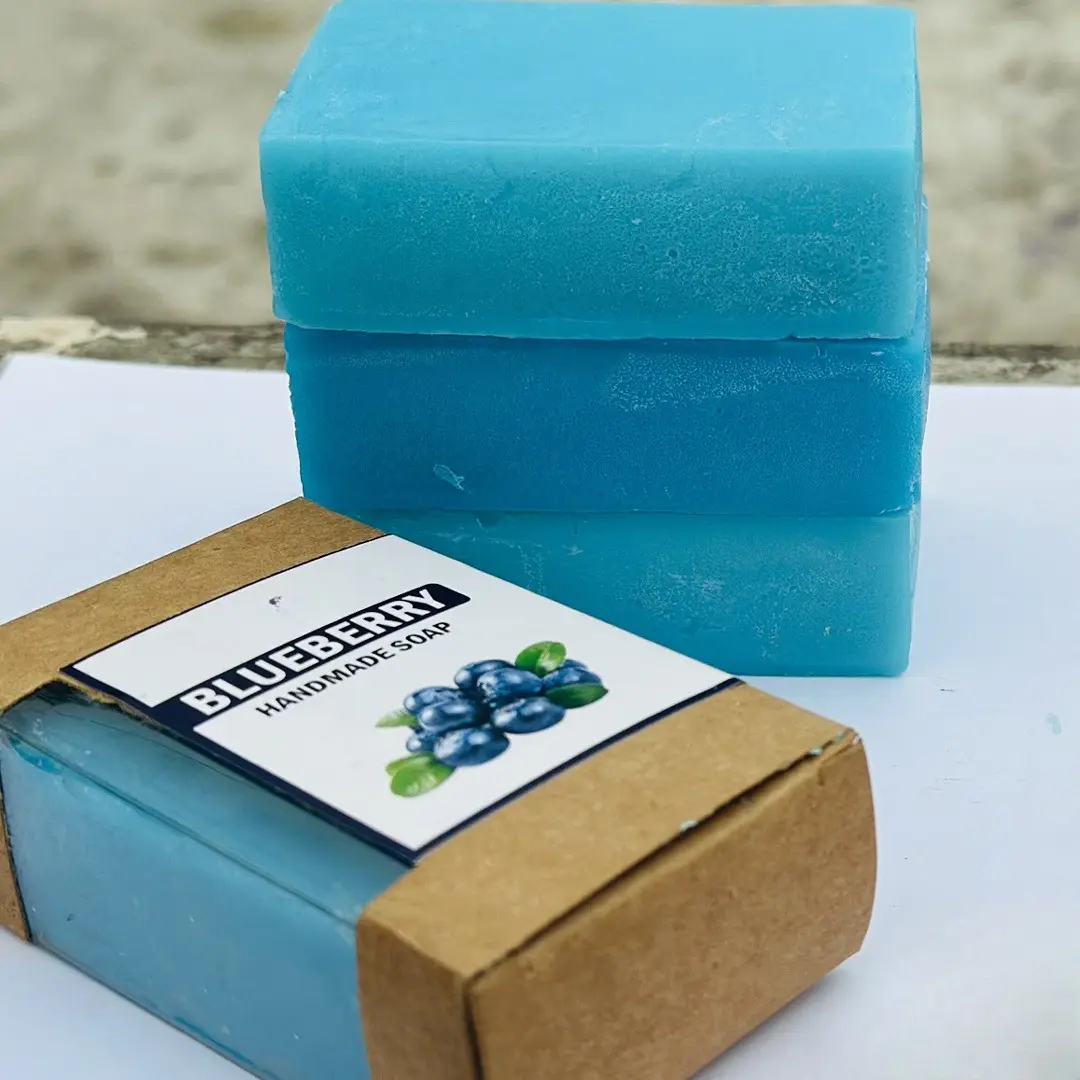 Picture of Handmade Blueberry  Soap- 90 gm