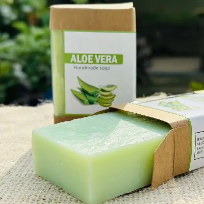Picture of Handmade Aloe vera Soap - 90gm