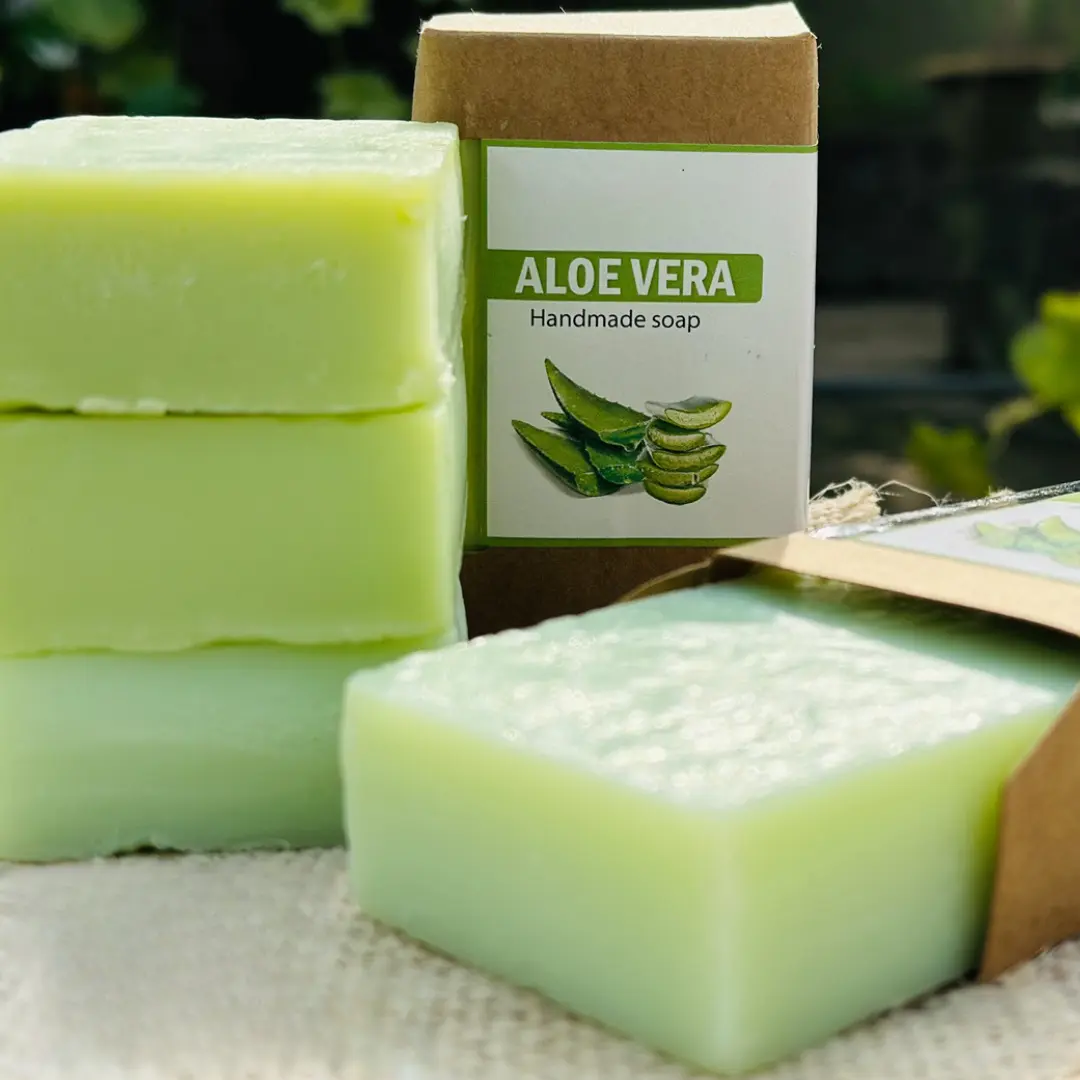Picture of Handmade Aloe vera Soap - 90gm