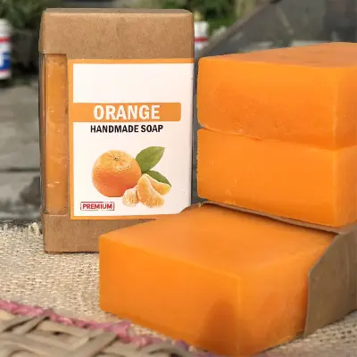 Picture of Handmade Orange  Soap - 90gm