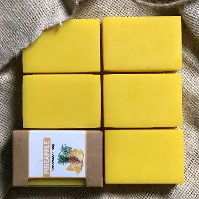 Picture of Handmade Pineapple Soap 90gm Soap
