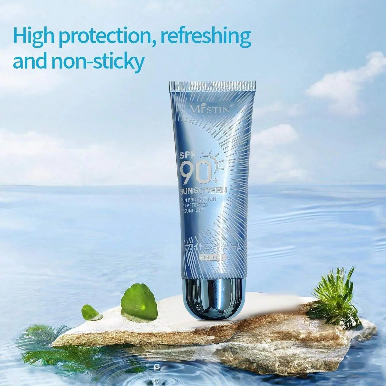 Picture of MESTIN Sunscreen SPF 90+ Sun Protection Not Affected By Sunlight 60ml