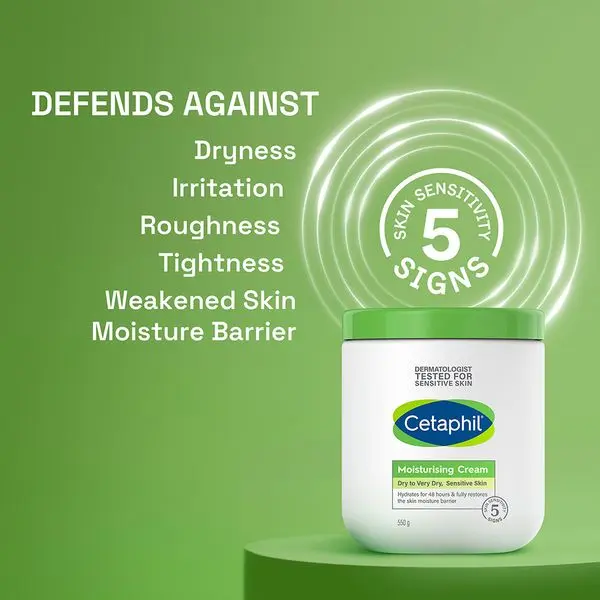 Picture of Cetaphil Moisturizing Cream Face & Body Dry Sensitive Skin 550G