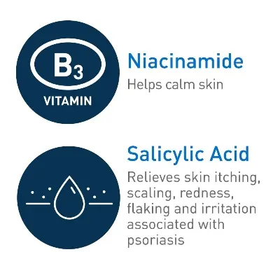 Picture of CeraVe Cleanser for Psoriasis Treatment, With Salicylic Acid for Dry Skin Itch Relief & Latic Acid for Exfoliation, Fragrance Free & Allergy Tested,  237ml